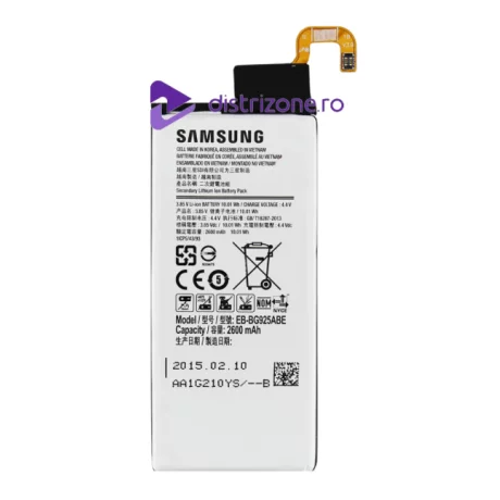 Acumulator Samsung G925 Galaxy S6 Edge Li-Ion 2600 mAh (Service Pack)