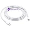 Cablu Date Si Incarcare USB Type-C To Lightning 2M Alb Retail Box (Compatibil)