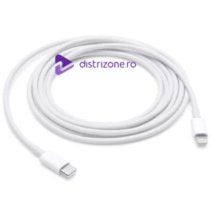 Cablu Date Si Incarcare USB Type-C To Lightning iPhone / iPad  2M Alb
