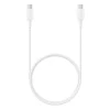 Cablu Date Si Incarcare Type-C/ Type-C Alb 1M (Compatibil)