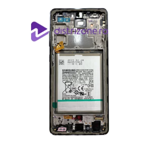 Ecran Samsung A525 4G / A526B 5G Galaxy A52 2021 Negru Cu Baterie (Service Pack)