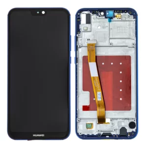 Ecran Huawei P20 Lite Albastru Cu Rama (Compatibil)