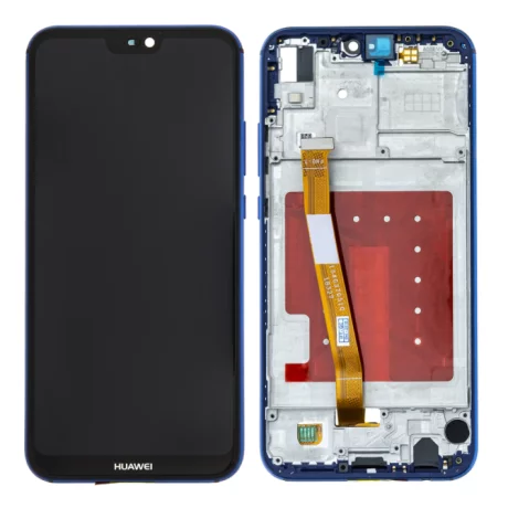 Ecran Huawei P20 Lite Albastru CU RAMA (Compatibil)