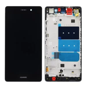 Ecran Huawei P8 Lite 2015 Negru CU RAMA (Compatibil)