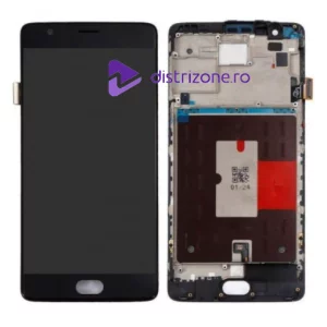Ecran Compatibil pentru OnePlus 3 Negru CU RAMA