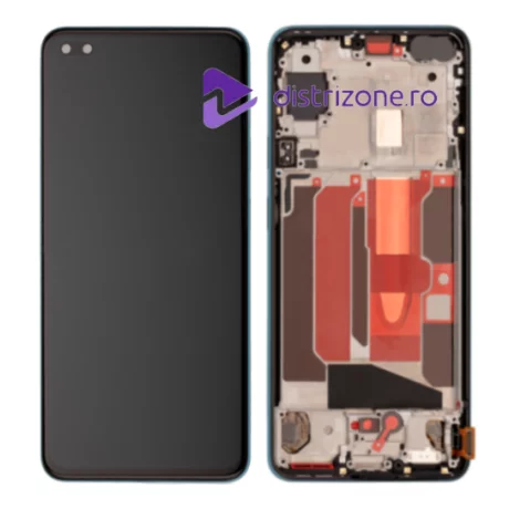Ecran Compatibil pentru OnePlus Nord Albastru CU RAMA