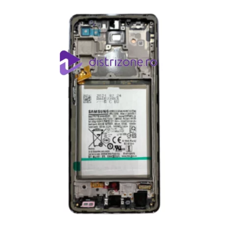 Ecran Samsung A525 4G/ A526B 5G Galaxy A52 2021 Albastru Cu Baterie (Service Pack)