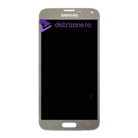 Ecran Samsung G900 Galaxy S5 Auriu (Service Pack)