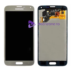 Ecran Samsung G900 Galaxy S5 Auriu (Service Pack)