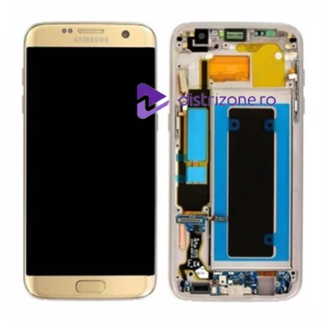 Ecran Samsung G935 Galaxy S7 Edge Auriu (Service Pack)