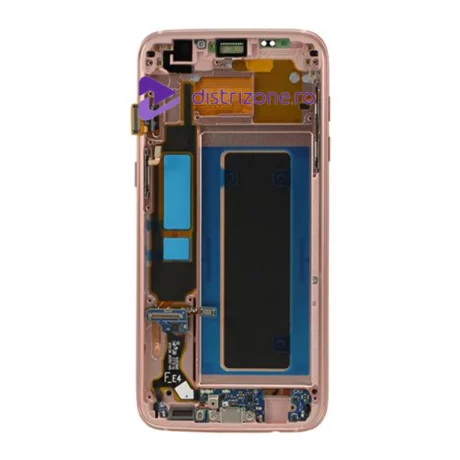 Ecran Samsung G935 Galaxy S7 Edge Roz Auriu (Service Pack)