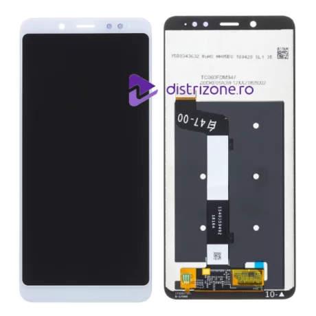 Ecran Compatibil pentru Xiaomi Redmi Note 5 Alb Fara Rama