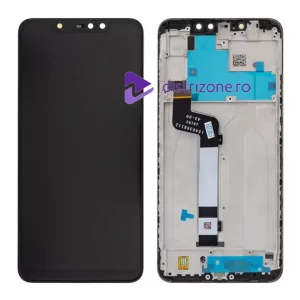 Ecran Xiaomi Redmi Note 6 Pro Negru Cu Rama (Service Pack)