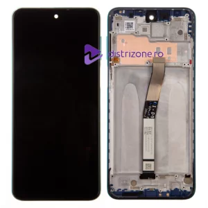 Ecran Xiaomi Redmi Note 9 Pro/ 9S Albastru Cu Rama (Service Pack)