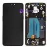 Ecran Compatibil pentru OnePlus 6 Negru CU RAMA