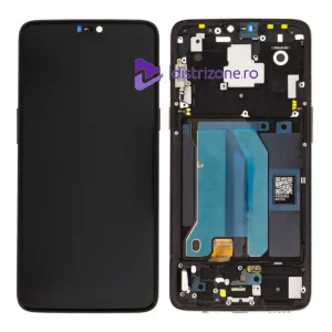 Ecran Compatibil pentru OnePlus 6 Negru CU RAMA
