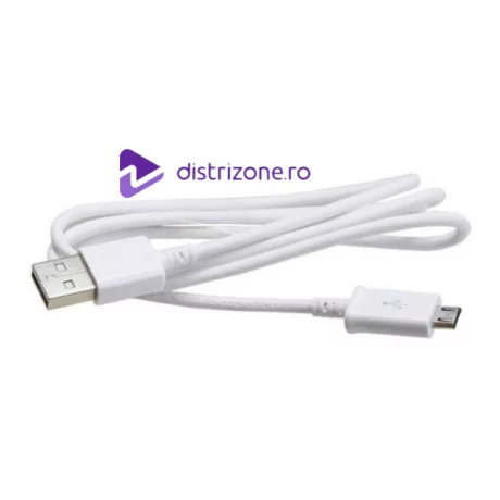 Cablu Date Si Incarcare Micro-USB Alb 1M (Compatibil)